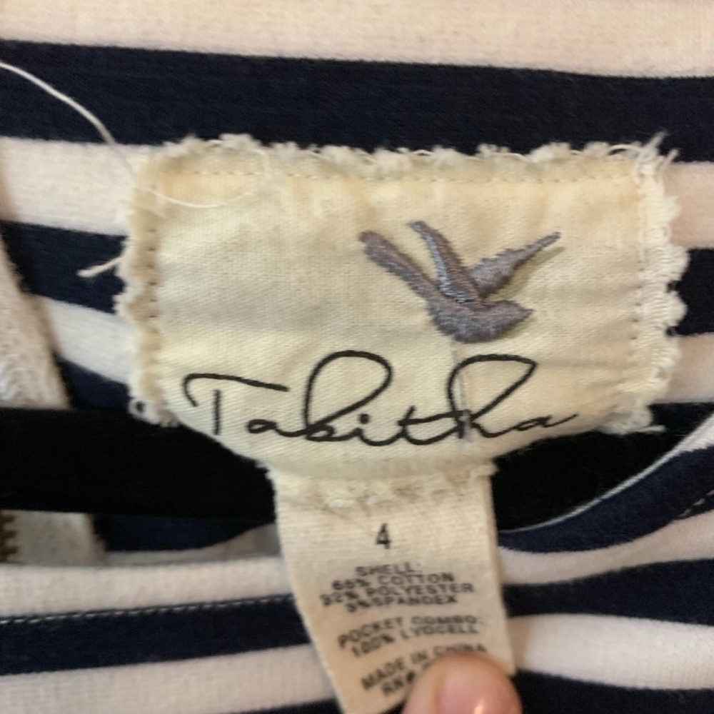 Striped Anthropologie dress